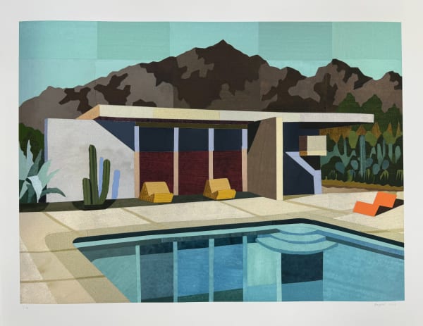 Andy Burgess, Palm Springs, Under The Mountains, 2024