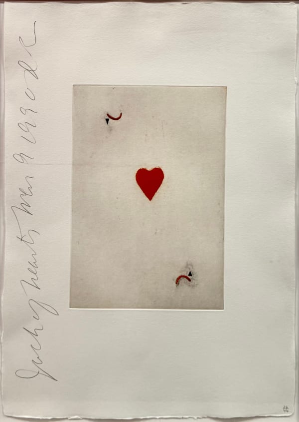 Donald Sultan. Aquatint with etching.