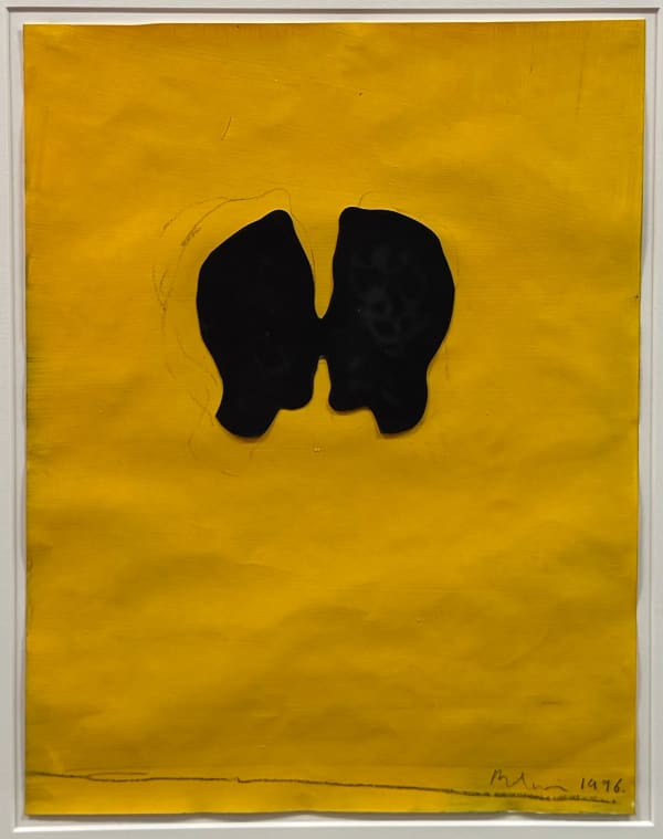 Jean-Charles Blais. Oil on paper.