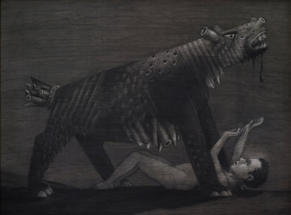 Youssef Abdelke, Child from Gaza, 2023