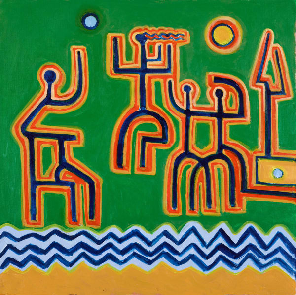 Fawzi Baalbaki, الماء والخضراء والشكل الحسن, 2024