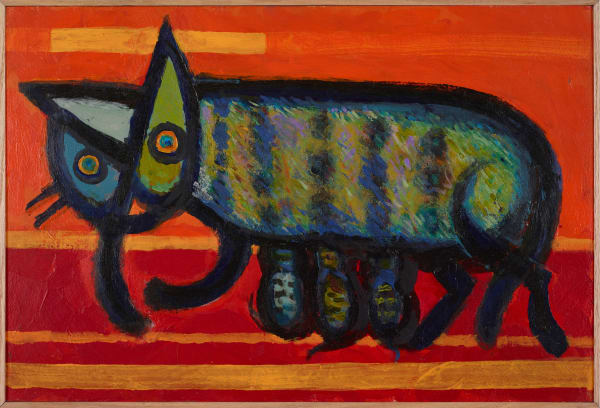 Fawzi Baalbaki, الهرة المرضعة, 2024