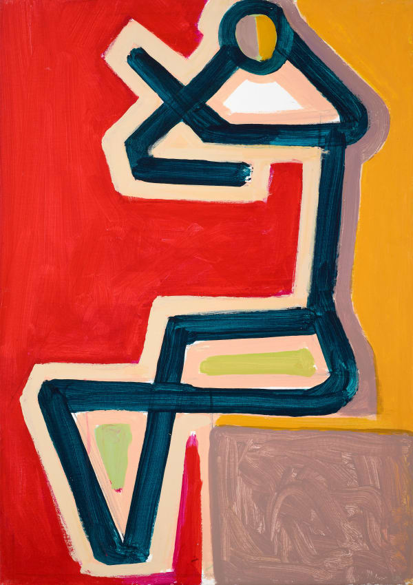 Fawzi Baalbaki, على الشاطئ , 2024