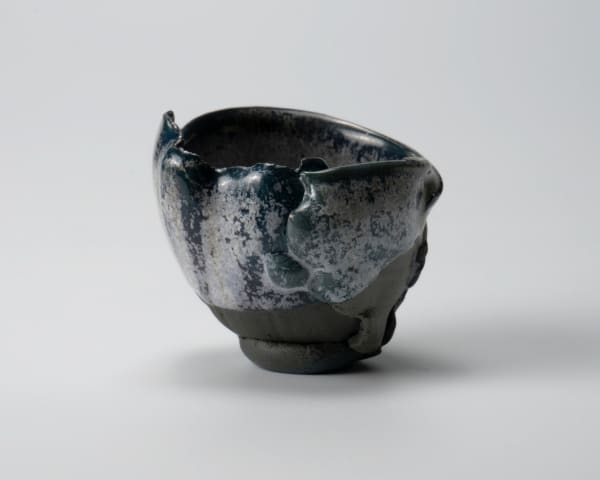Kato Mami 加藤真美, Frost glazed sake cup 2, 2025