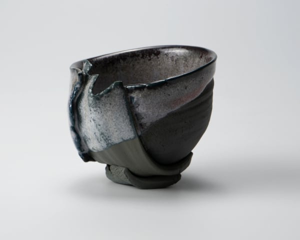 Kato Mami 加藤真美, Frost glazed sake cup 3, 2025