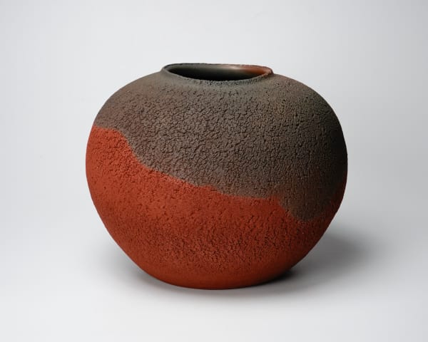 Ito Sekisui 伊藤赤水, Jar 無名異壺