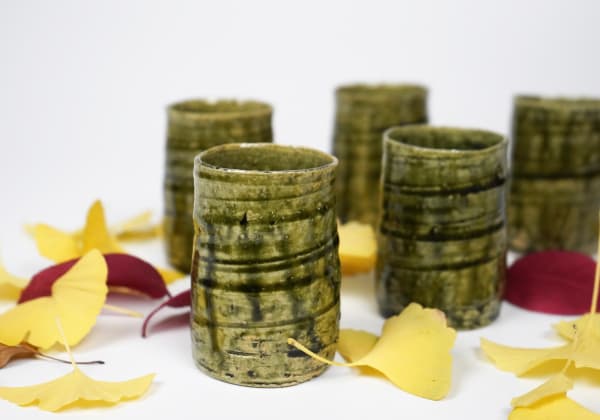 Suzuki Goro 鈴木五郎, Oribe yunomi 織部湯呑