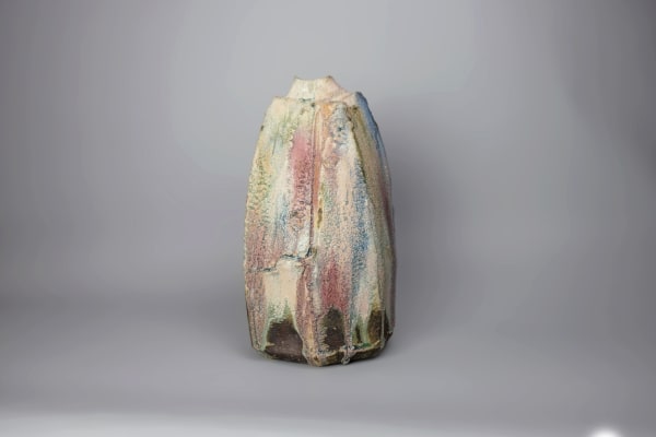 Hayashi Shotaro 林正太郎, Flower Vase with Thousands of Leaves 万葉彩花入