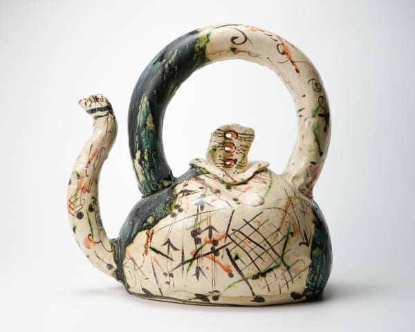 Suzuki Goro 鈴木五郎, Yashichida tea pot 弥七田土瓶