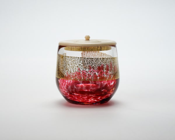 Kagami Mitsuru 各務満, Crystal tea caddy くりすたる茶入