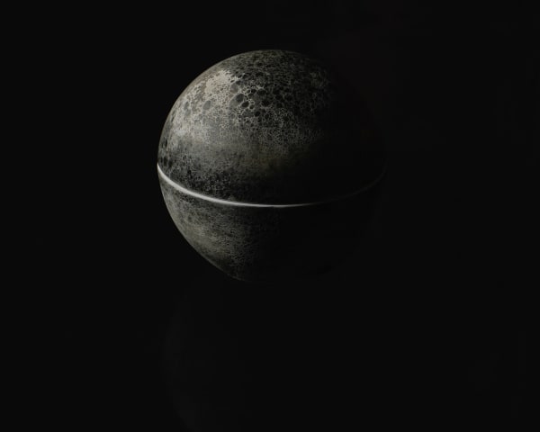Terauchi Shinji 寺内信二, No.5 Small covered spherical bowl "Asteroid" 小惑星 珠型珍味, 2024