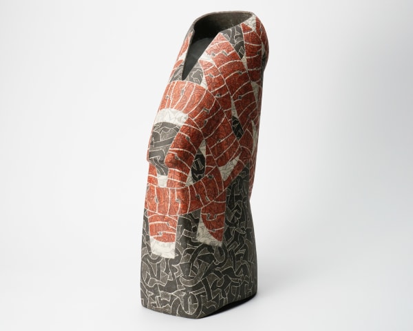 Wada Morihiro 和太守卑良, Vessel "Kaku-Gen-Jho-Mon-Ki " 赫玄条文器, 1990's