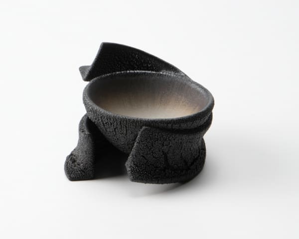Matsutani Fumio 松谷文生, D5 - Rei Kei (Black) Sake cup, 2025
