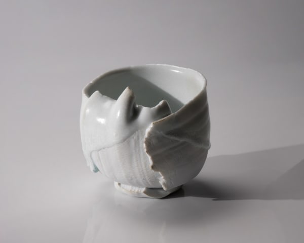 Kato Mami 加藤真美 Jingdezhen porcelain tea bowl, 2025