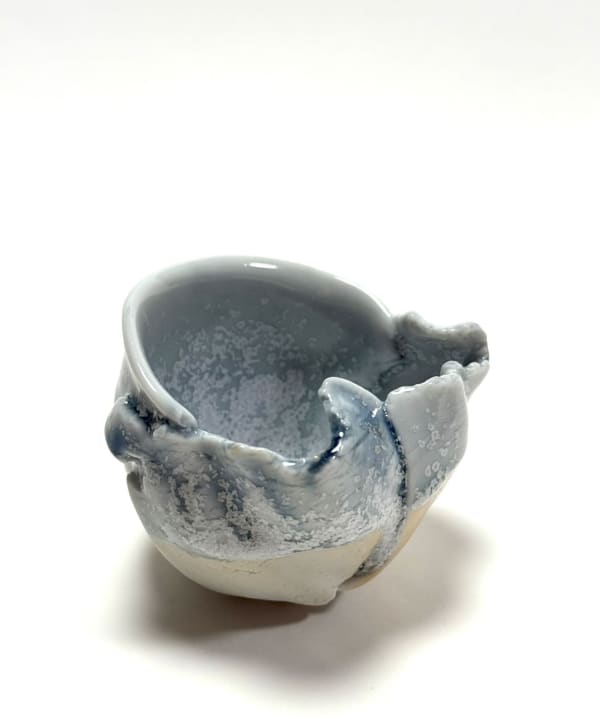 Kato Mami 加藤真美, Frost glazed sake cup 2, 2025