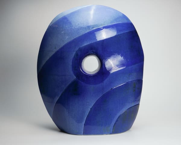 Miyanaga Tozan III (Rikichi) 三代宮永東山, On the way (Round), 2003