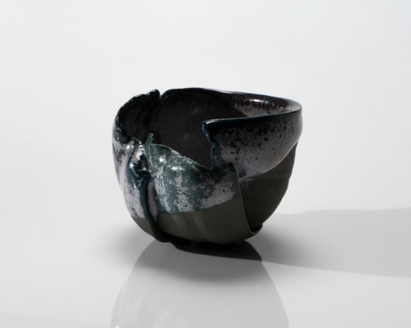 Kato Mami 加藤真美, Frost glazed sake cup 3, 2025