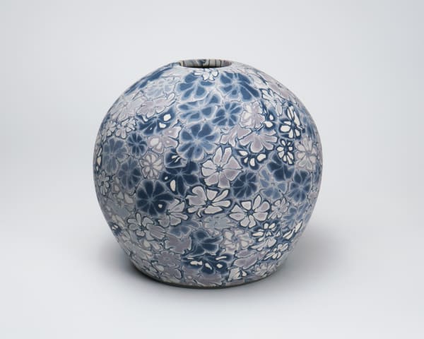 Matsui Kosei 松井康成, Neriage Jar, Seihaku series, 1990's