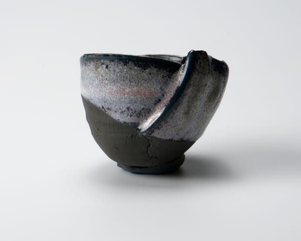 Kato Mami 加藤真美, Frost glazed sake cup 2, 2025