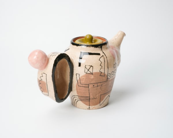 Kim Hono 金憲鎬 Pot 2 Pink-Mossgreen