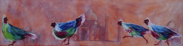 Blood Pheasants at the Taj, 2025