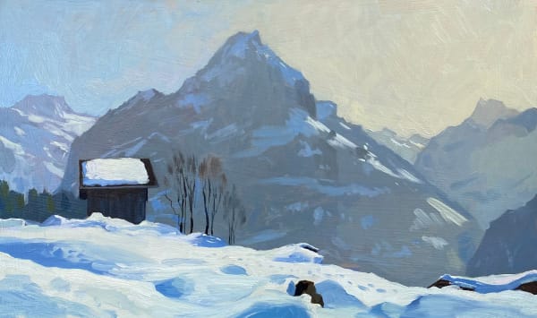 Early Morning Haze Towards the Schrekhorn