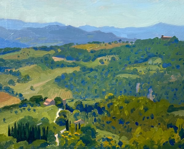 Hot Afternoon near Gubbio, Umbria