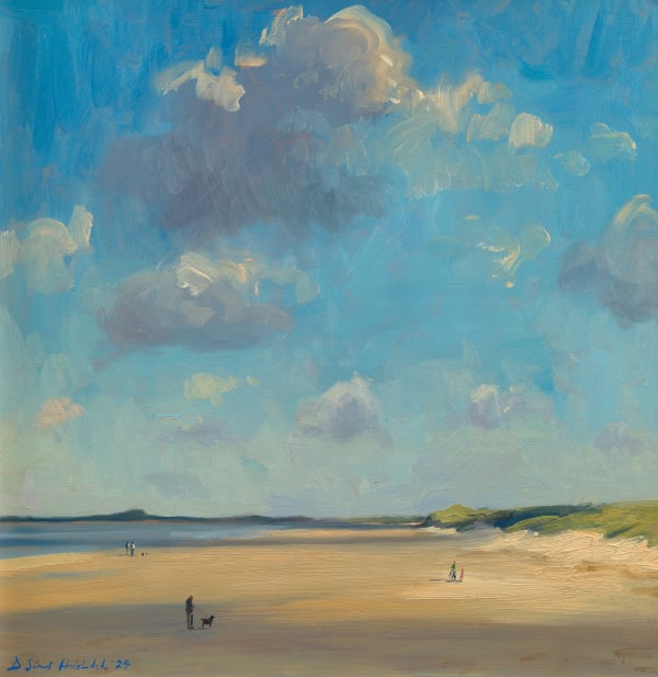 Summer morning cloudscape, Brancaster beach