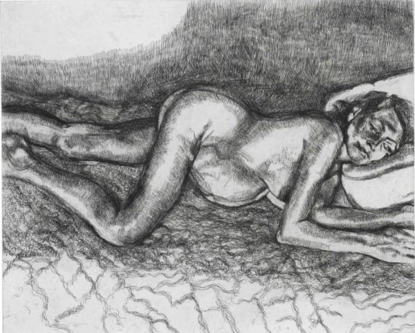 Lucian Freud - Before the Fourth , 2004