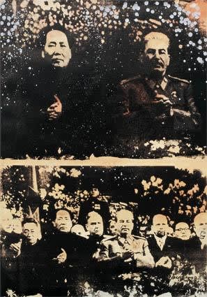 Zhang Dali, Mao Zedong with Stalin, December 1950, 2009