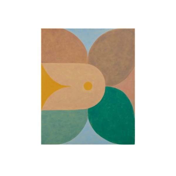 Saman & Sasan Oskouei Petals of the sun, 2024 oil on canvas 60 x 76 cm