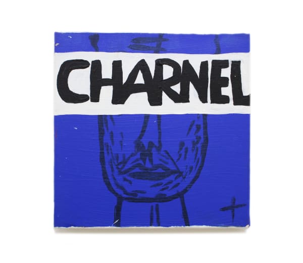 Castelbajac Charnel, 2018 Acrylic on canvas 25 x 25 cm 9 7/8 x 9 7/8 in