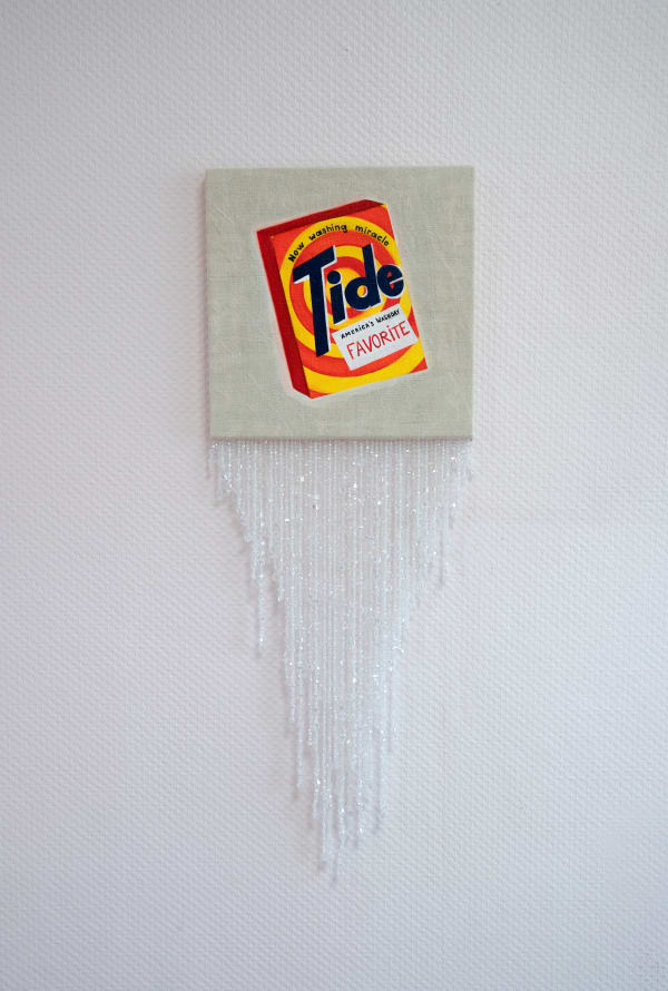 Cecile Cornet Washday, 2025 Acrylic on canvas 80 x 30 cm 31 x 12 inches