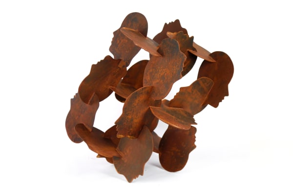 Saman & Sasan Oskouei Harmony, 2021 Corten Steel 65 x 56 x 79 cm 25 1/2 x 22 1/2 x 31 1/2 in