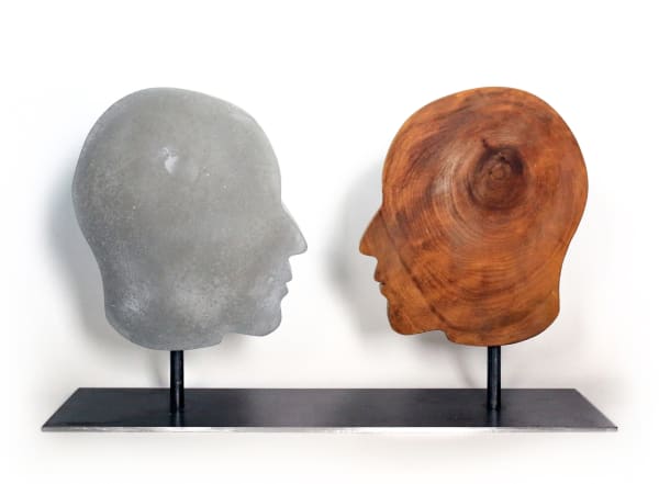 Icy And Sot Trees VS Concrete Concrete, wood and steel 51 x 30 x 13 cm