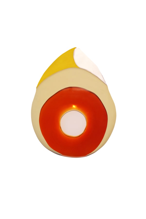 Francois Maurin 08_Sans titre (Tiers),, 2023 Resin, aluminium, oil paint on wood 62 x 49 x 2 cm 24 1/2 x 19 1/2 x 1 in