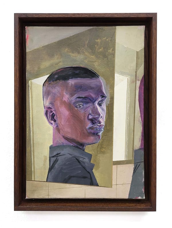 Rakajoo Portrait d'enfant, 2023 Acrylic and oil on canvas 35 x 24 cm 14 x 9 1/2 in