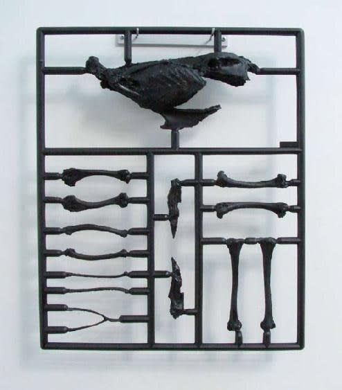 Christian Gonzenbach Poulet en kit Resina 51 x 38 cm