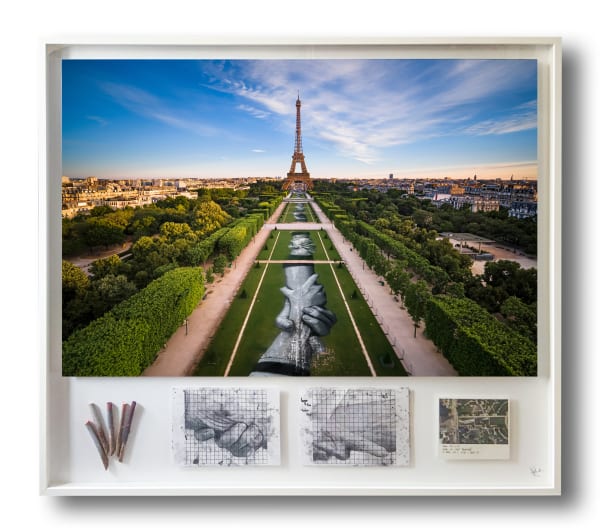 Saype, Beyond Walls, Step 1 : Paris (2019), 2022