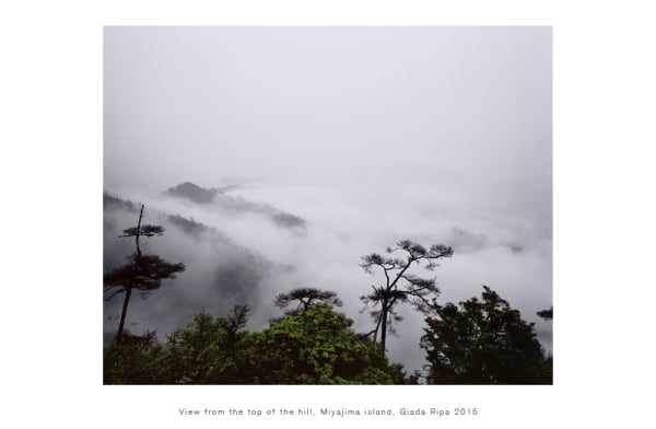 Giada Ripa, View from the top of the hill,Miyajima Island, 2015