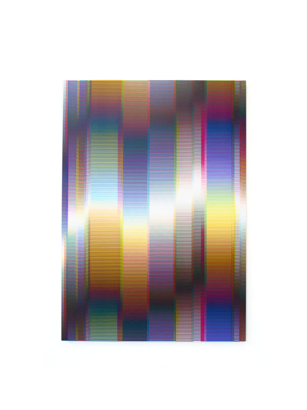 Felipe Pantone Subtractive Variability #6, 2018 UV paint on aluminum panel 170 x 120 cm 67 x 47 in