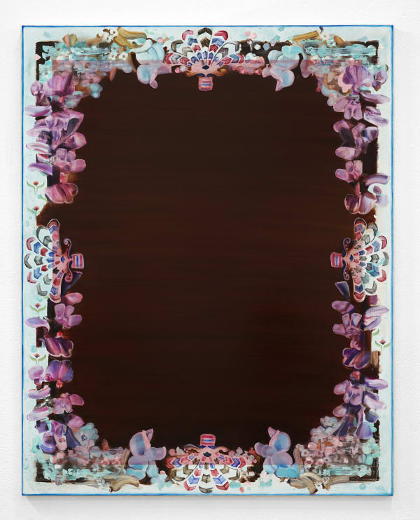 Marijke Vasey Through Lilac, 2022 Oil, acrylic, and spraypaint on canvas 150 x 120 cm