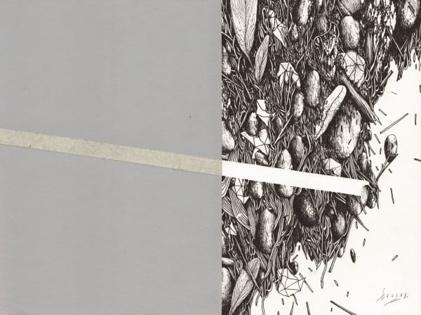 Tellas vuoto n°1 ink on paper 40 x 30 cm