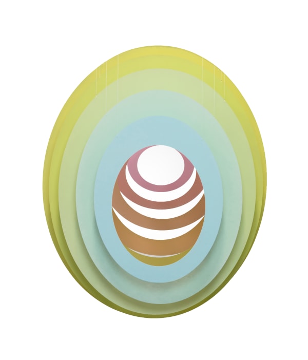 Jan Kalab, Form of Void 624 F (Light Rainbow), 2024