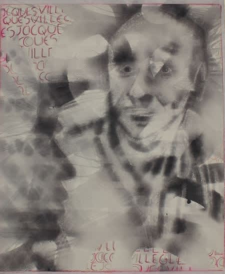 Gildas Le Reste Jacques Villeglé à Quimper 55.5 x 46 cm 5.5 x 46 cm