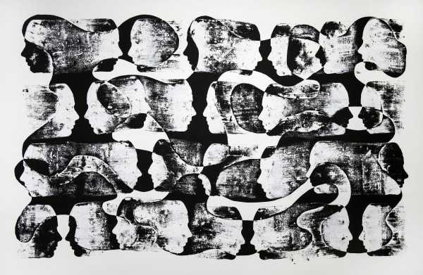 Saman & Sasan Oskouei Social Chaos I, 2021 Acrylic on Canvas 294 x 190 cm 116 x 75 in