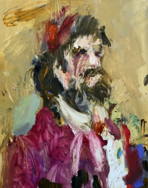 Gael Davrinche under the skin 5 oil on canvas 160 x 200 cm