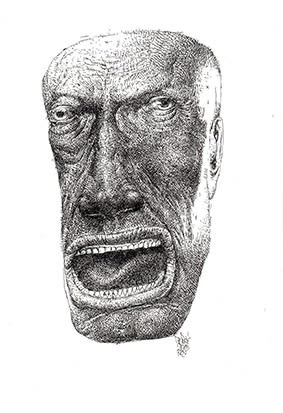 Popay Dessin 2 Pen on paper 21 x 30 cm