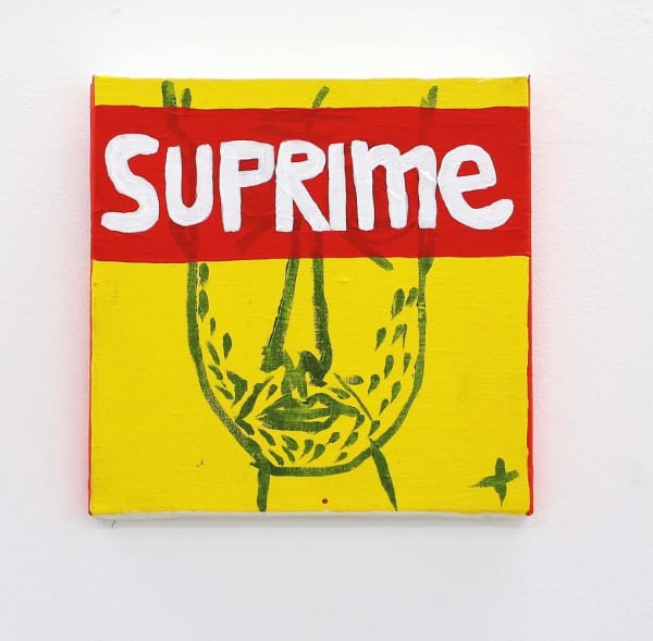 Castelbajac Suprime acrylic on canvas 25 x 25 cm