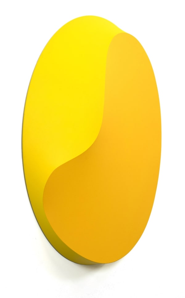 Jan Kalab, Melted Elipse (Yellow), 2019